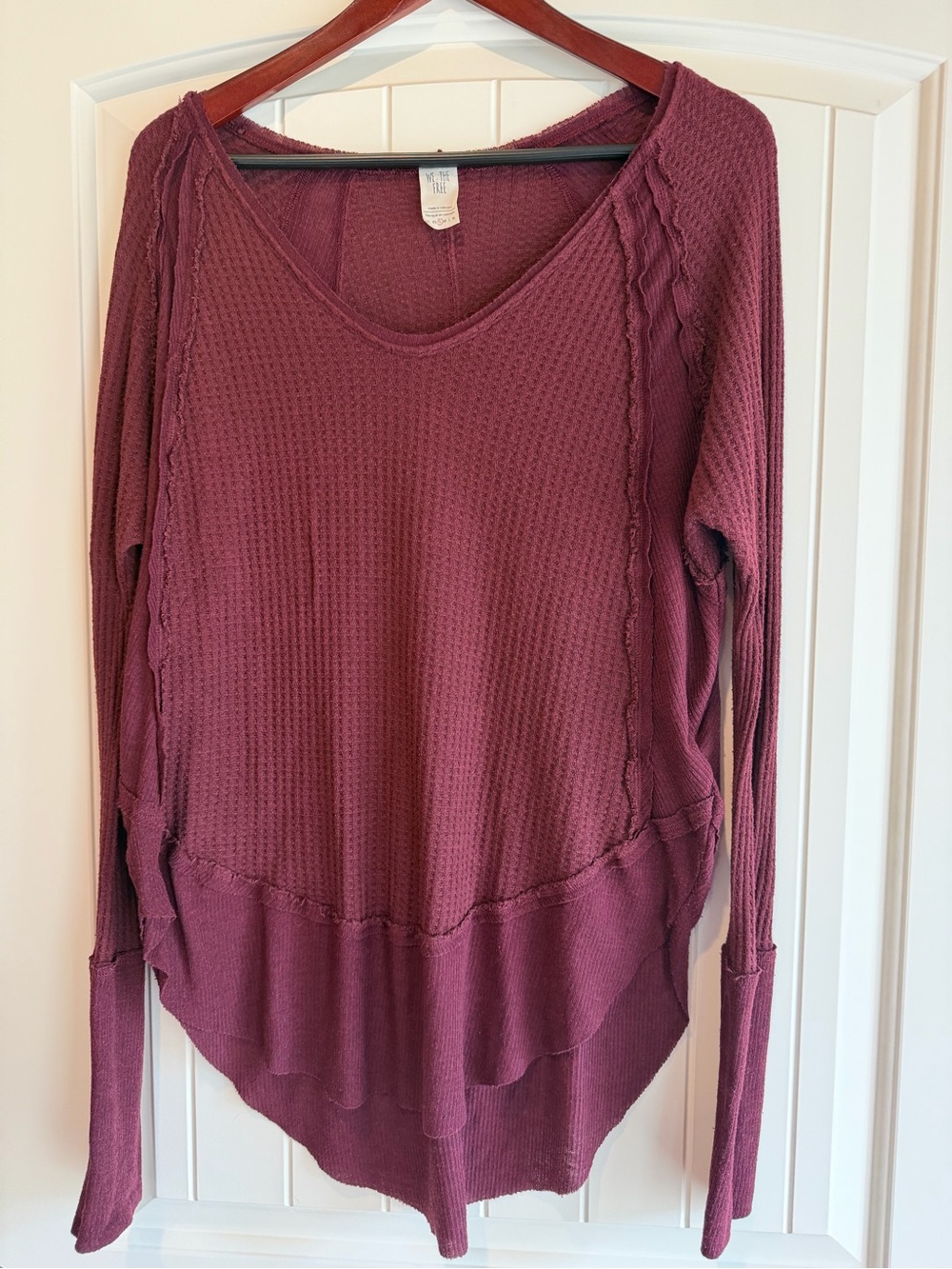 Free People - We The Free Catalina Waffle Knit Top Small - Picture 2 of 11
